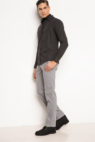 قميص مربعات مودرن فيت