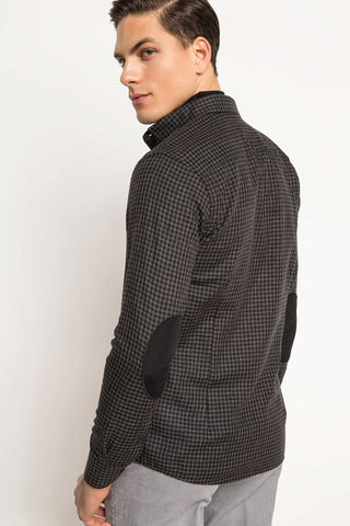 قميص مربعات مودرن فيت