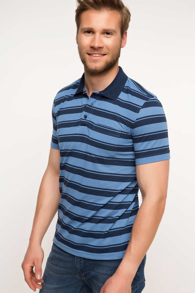 تي شيرت بولو مخطط