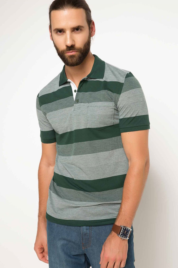 تي شيرت بولو مخطط